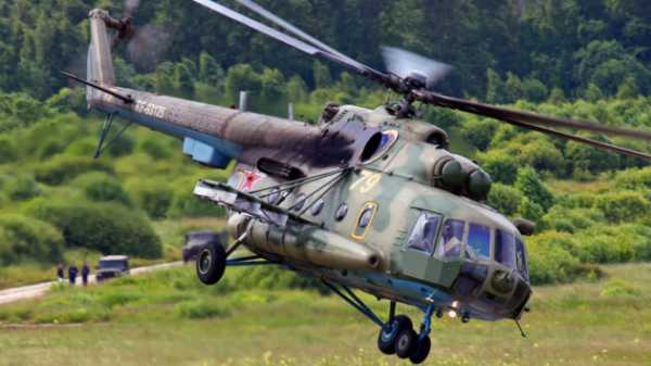 В России разбился военный вертолет Ми-8