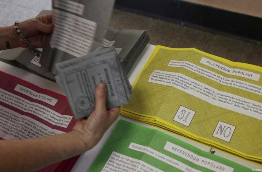 В Италии проводится референдум по пяти законам