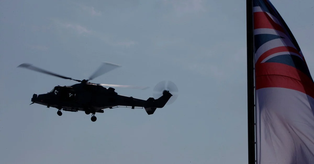 Британський військовий гелікоптер