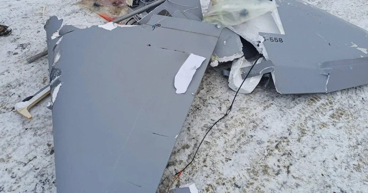 Уламки російського дрона Уламки російського дрона