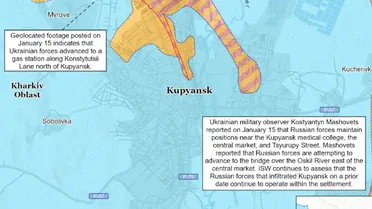 мапа бойових дій_4 / © Інститут вивчення війни (ISW)