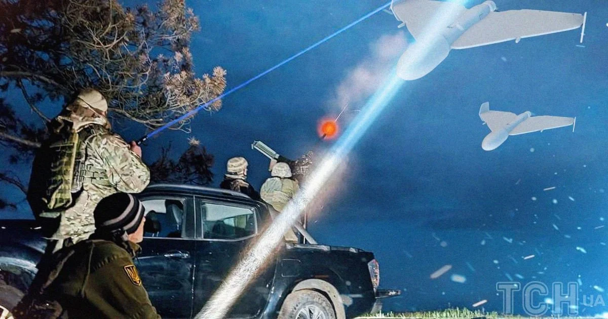 Сили ППО відбивали атаку російських дронів у ніч проти 1 січня