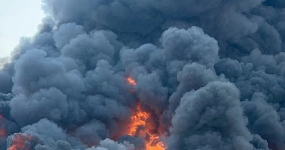 У Краснодарському краї сталася пожежа на нафтових терміналах порту У Краснодарському краї сталася пожежа на нафтових терміналах порту