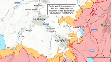 мапа бойових дій_2 / © Інститут вивчення війни (ISW)