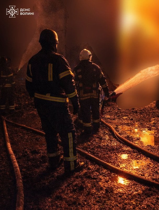 Наслідки атаки на Волинь / © ДСНС