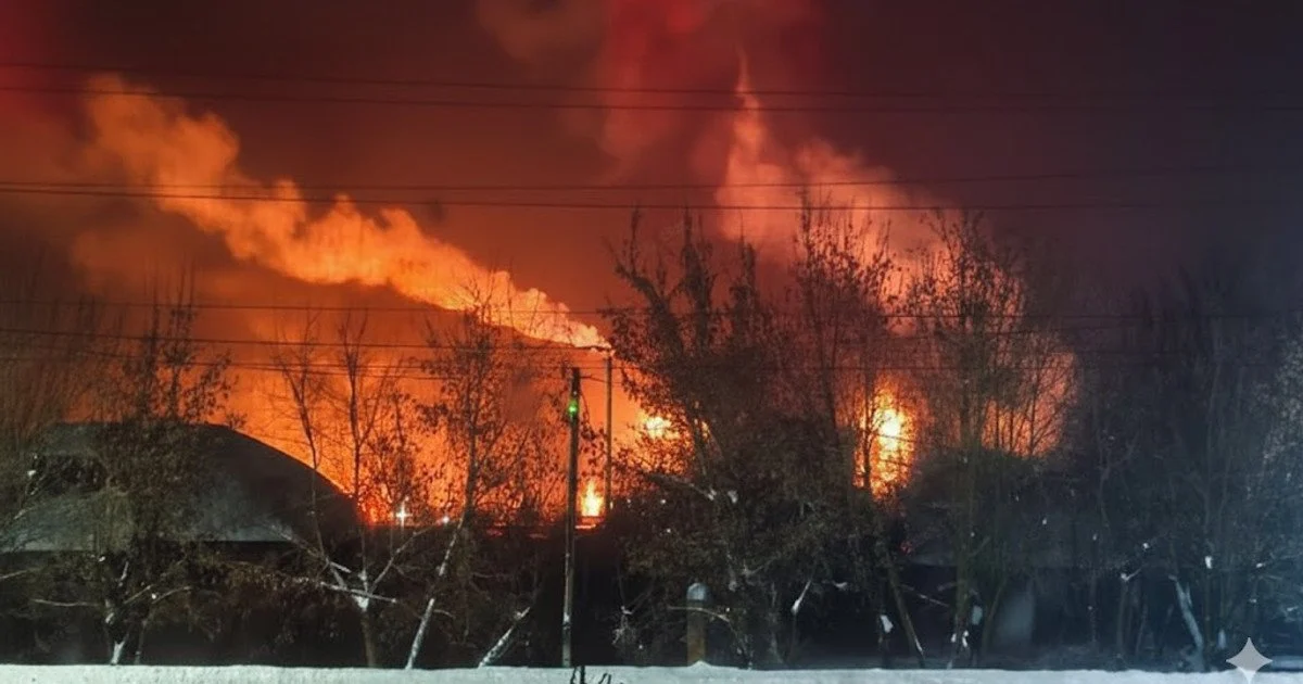Горить підсанкційний дослідний завод у Тверської області