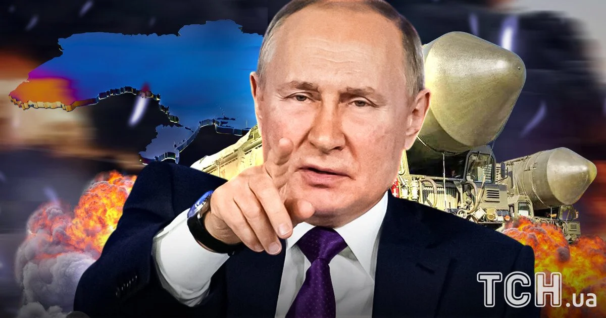 Президент Росії Володимир Путін та ракети «Орешнік»