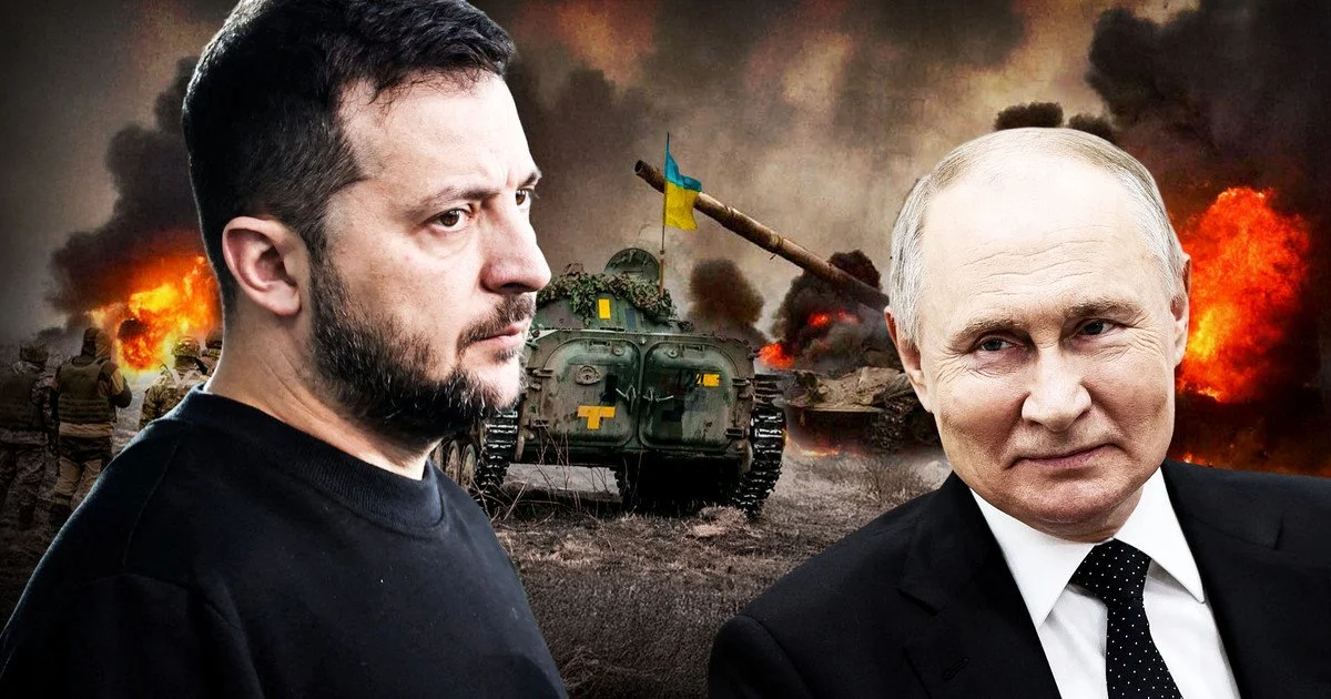 Володимир Зеленський та Володимир Путін