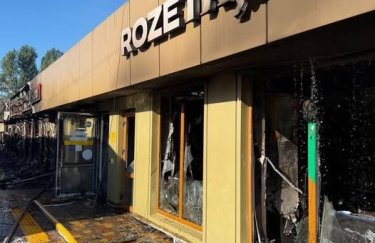 Відділення Rozetka в Києві було зруйноване через російську атаку.