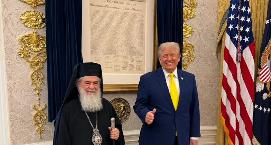 Трамп бажає, аби Єрусалимський Патріарх виступив посередником у справах України