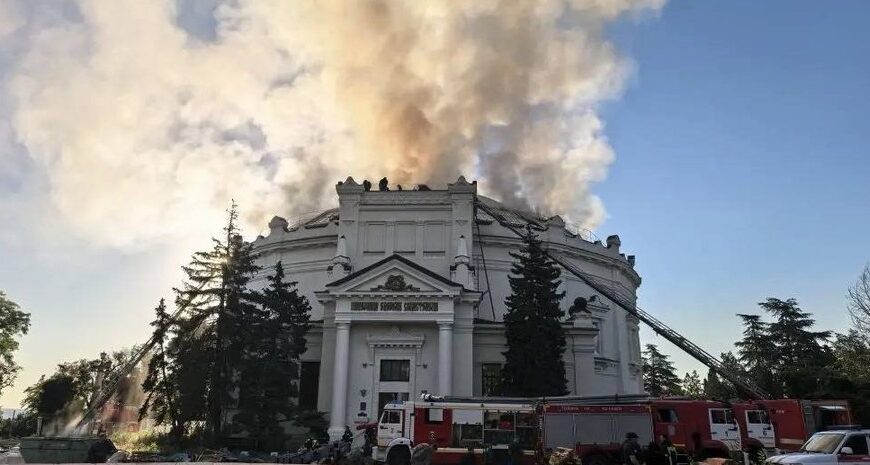 Російсько-українська війна: 10 червня Крим зазнав удару безпілотників, окупаційна влада обмежила нічний рух потягів.
