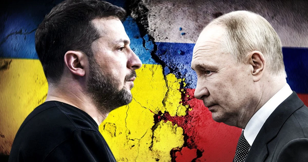 Зеленський та Путін Зеленський та Путін
