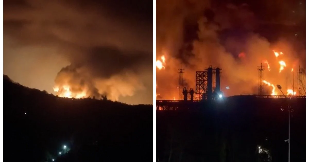 Пожежі на російських НПЗ