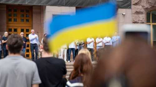 У Києві відзначили пам’ятну подію підняття українського стяга