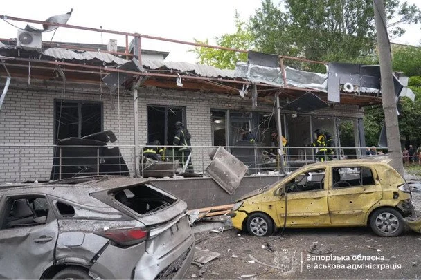 Атака РФ на Запоріжжя 23 липня / © Очільник Запорізької ОВА Іван Федоров