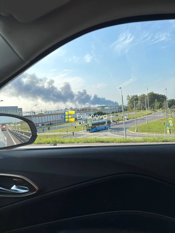 Атака БпЛА на склади у Підмосков’ї / © Exilenova+