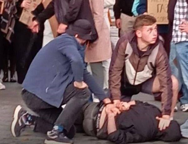 Львівський мітинг: чоловік з ножем хотів завдати шкоди учасникам