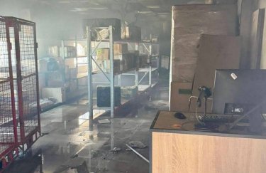 Російський снаряд влучив у відділення “Нової пошти”