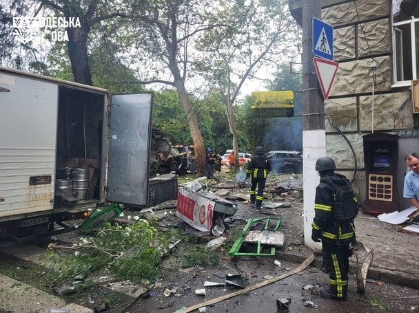 Наслідки обстрілу / © Олег Кіпер / Одеська ОВА