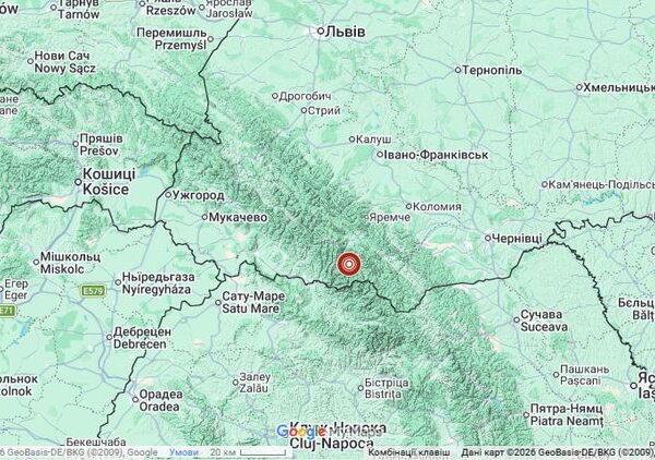 Землетрус в Україні: поштовхи під землею зафіксовані біля Говерли