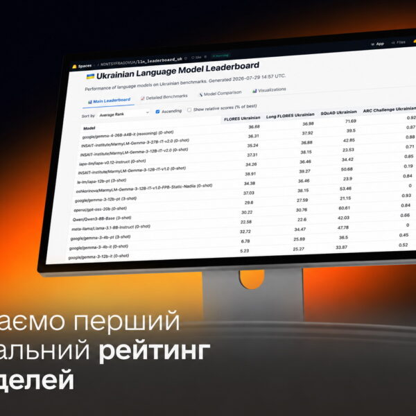 Держспецзв’язку розпочинає оцінку великих мовних моделей за їхнім рівнем володіння українською.