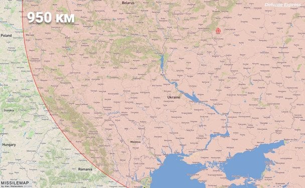 Мапа ураження реактивних дронів РФ / © Defence express