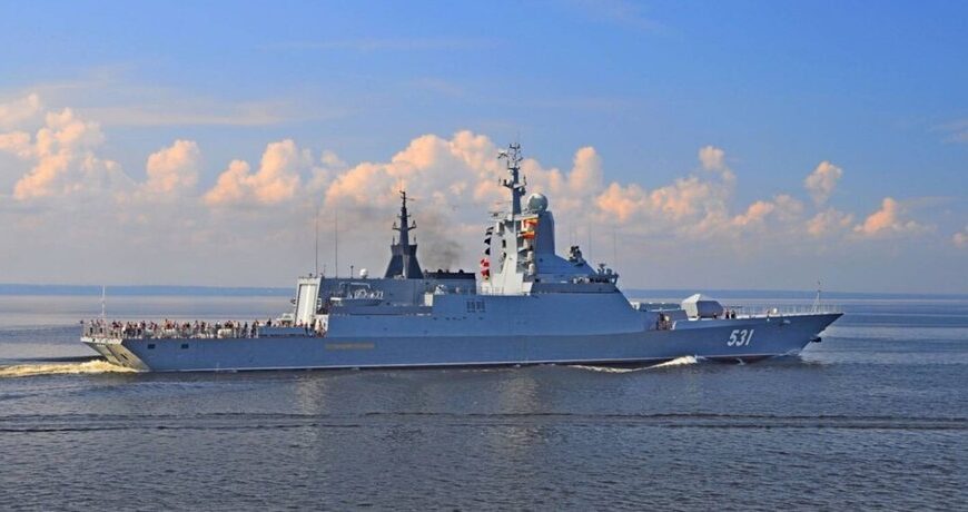 Російське Міноборони нагородило командира корвета за обстріл данського вертольота