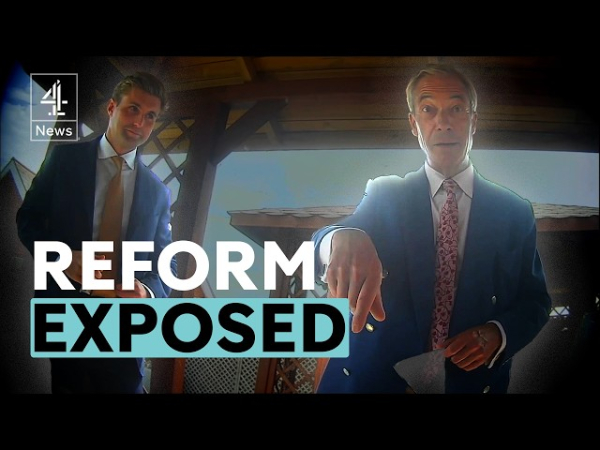 Фарадж та Reform UK в центрі скандалу через приховану зйомку
