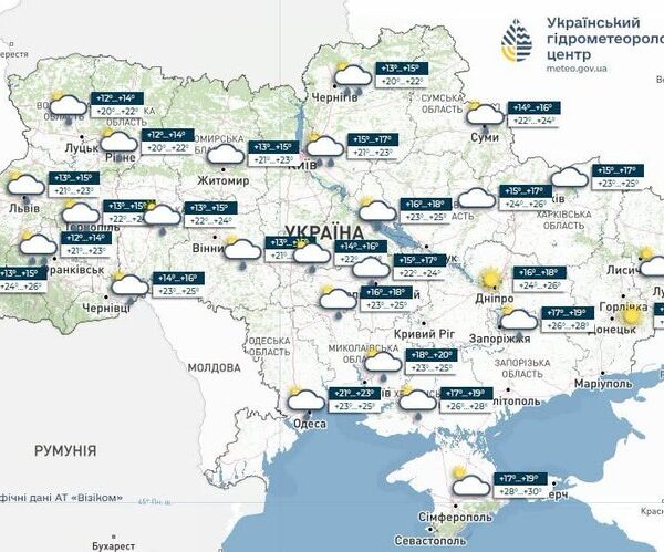 3 вересня в Україні: спека зміниться дощами та грозами
