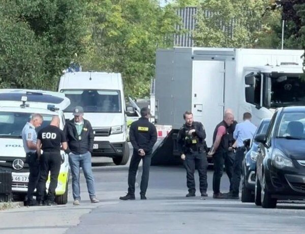 Дрон біля дому данського міністра оборони: прибули сапери з роботом
