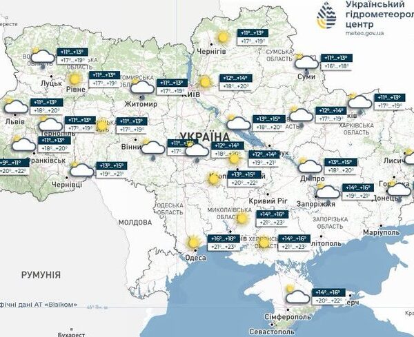 В Україні очікується тиждень спекотної погоди з температурою до +33 градусів